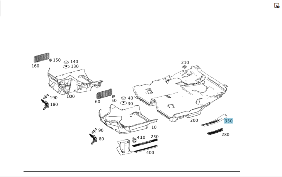 Mercedes-Benz  A1766800374 9H68 Пластиковий поріжок отвору задніх правих дверей CLA Shooting Brake X117 CLA C117 GLA X156 A-class W176 Одеса
