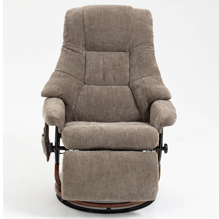 Крісло для відпочинку Avko Style ARMH 002 Cappuccino з масажем, підігрівом і підставкою для ніг Київ - фото 2