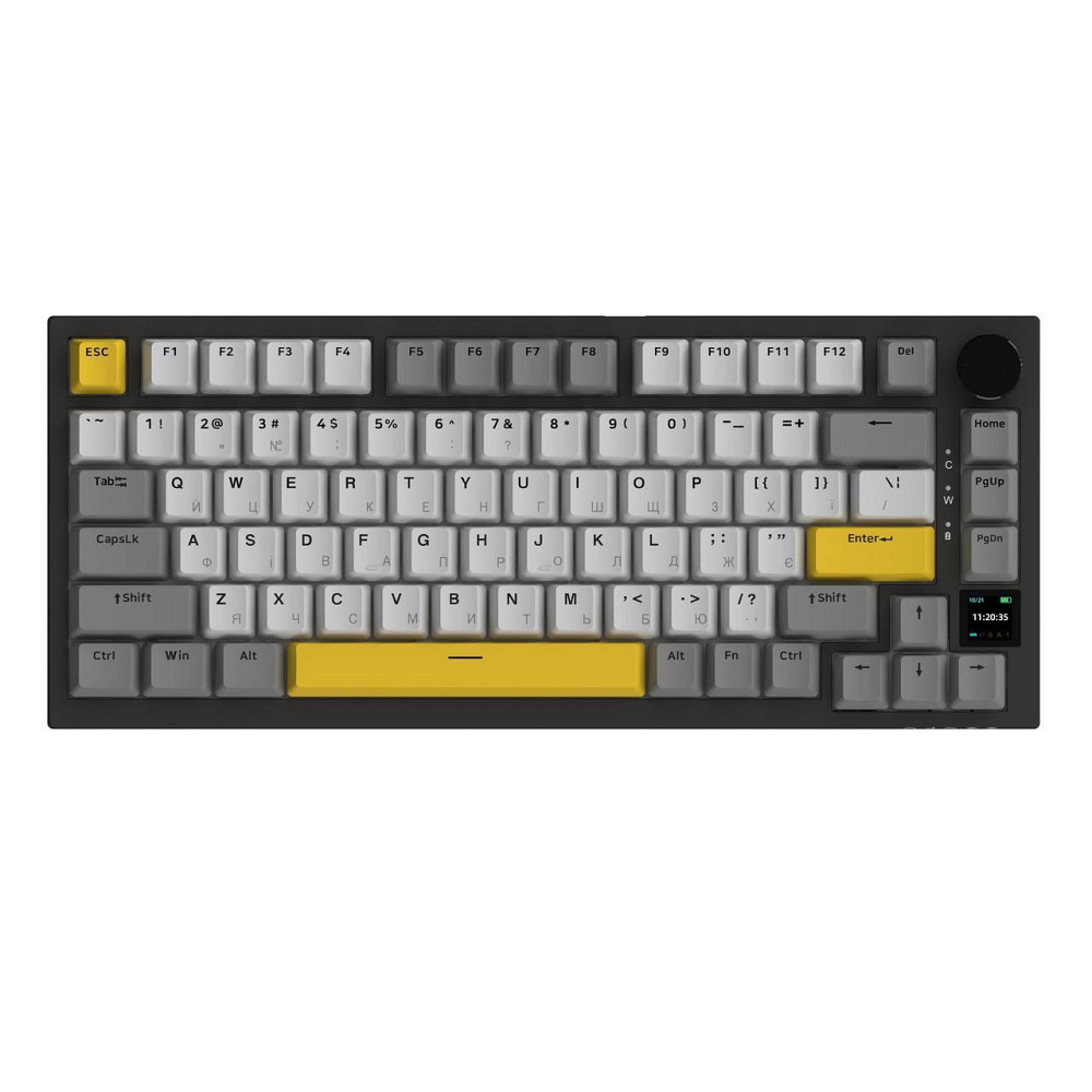 Клавіатура бездротова Ajazz AK820 Pro Flying Fish Switch Black RGB With Screen (AK820PRO-FF-BGY) ( 18427 ) Харків - фото 14