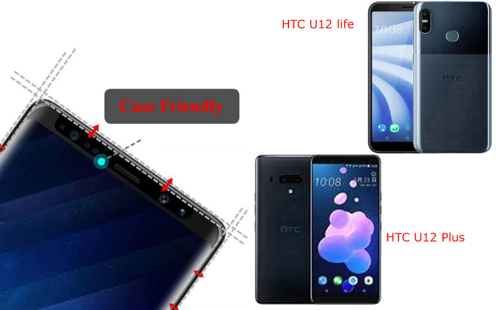 Захисне скло HyperGlass Pro для HTC U12 life, U12 Plus – максимальна чутливість та захист Київ - фото 4