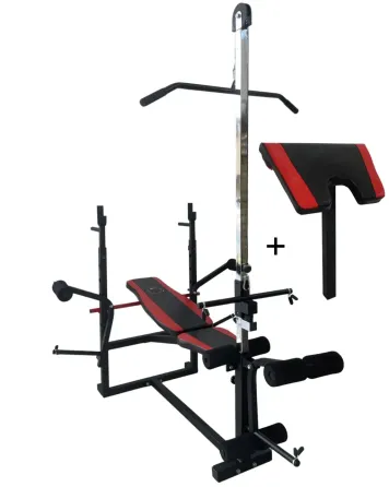 Лавка для жиму з тренажерами + 4 грифа + блінами 80 кг Гантелі, гирі, штанги та диски комплект Київ