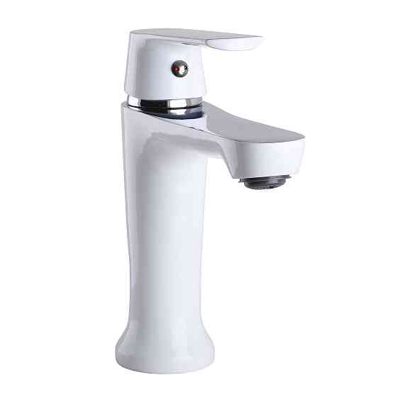 Змішувач для умивальника Globus Lux Laguna GLA-0401-7-WHITE Тернопіль