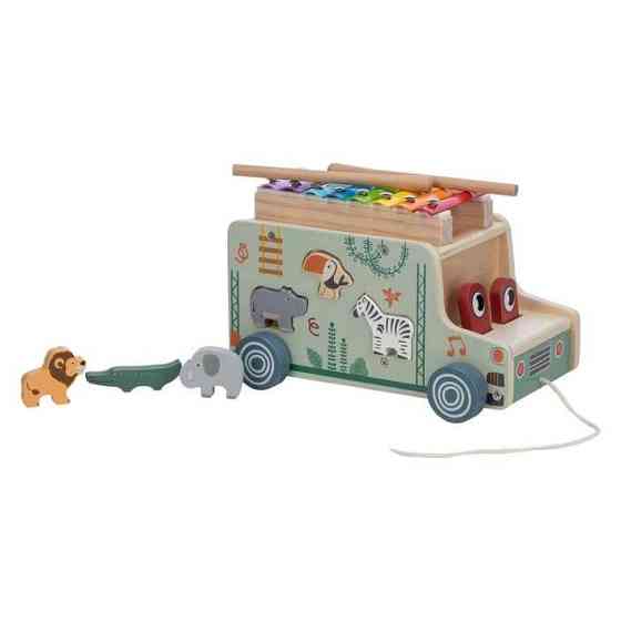 Дерев`яна вантажівка FreeON з ксилофоном, multicolour Киев