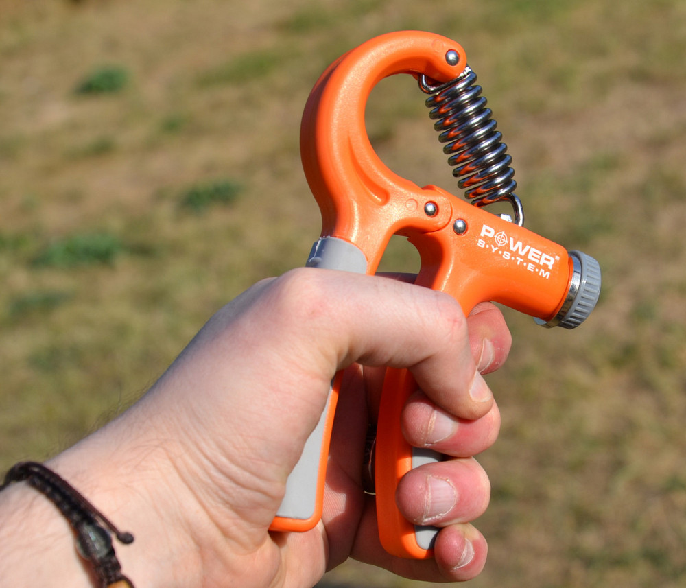 Еспандер кистьовий Power System PS-4021 з регульованим навантаженням 10-40 кг.  Power Hand Grip Orange Луцьк - фото 7