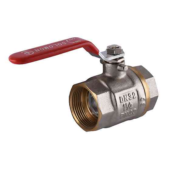 Кран кульовий прямий SOLOMON 1 1/4″ ВВ КР  PN40 В1001 Київ