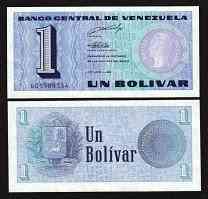 Венесуела / Venezuela 1 bolivar 1989 P 68 UNC Полтава