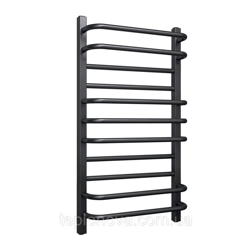 Сушарка для рушників водяна неіржавка Грандіс 500х800, чорний муар Чернівці - фото 5