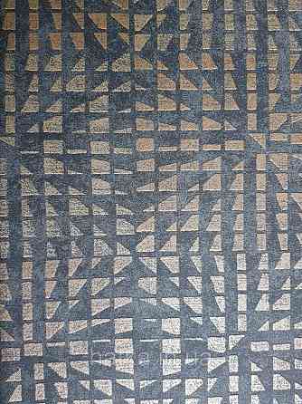 Шпалери вінілові на флізелін AS creation Geo Effect 0.53х10 абстракція геометрія 3д чорні золотисті 38352-2 Київ