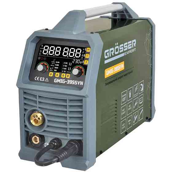 Сварочный полуавтомат Grösser GMIG 395SYN EXPERT 395 А, MIG/MAG/MMA/TIG, SYN, 8 кВт Киев