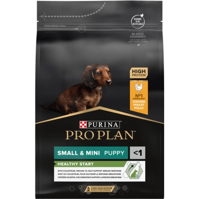 Сухий корм для собак Purina Pro Plan Dog Small&amp;Mini Puppy з куркою і рисом 3 кг (7613035114340) Вінниця - фото 1