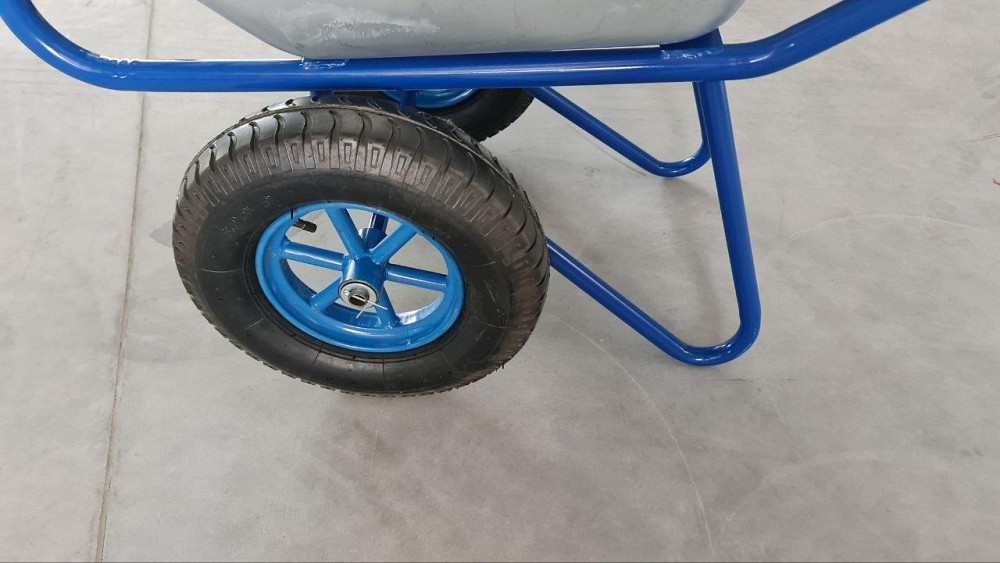 Тачка строительная Garden joys Т2КП-200 Синяя Тележка строительная Тачка двухколесная Тачка садовая Белая Церковь - изображение 7