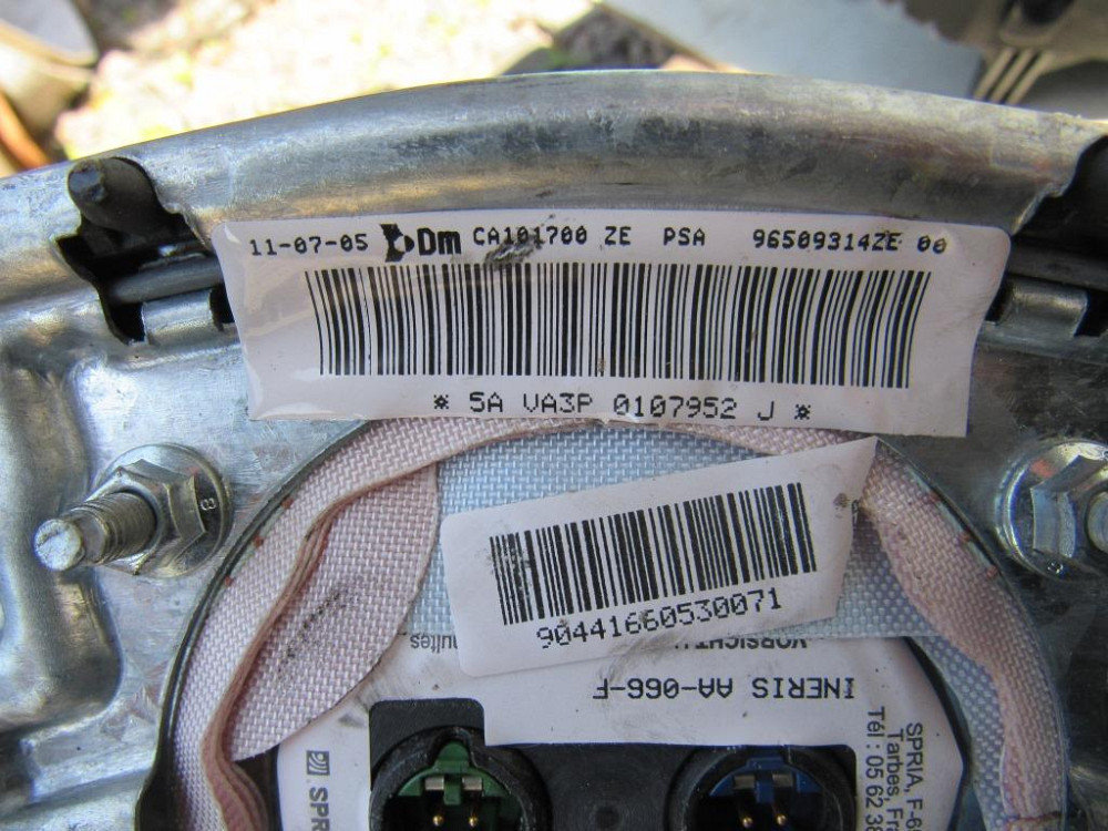 Подушка безпеки водія AirBag Citroen C5 2004-2008 (96509314ZE) Ковель - фото 2
