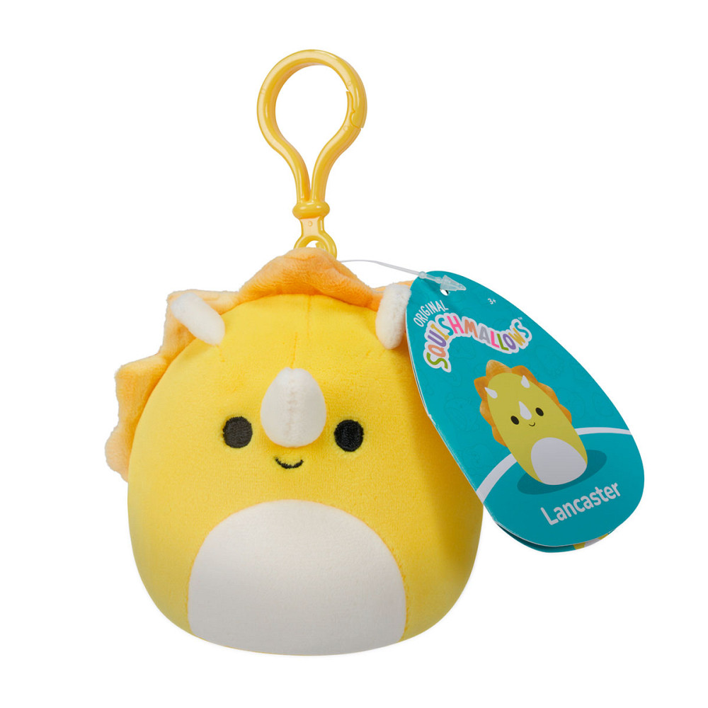 М'яка іграшка на кліпсі Squishmallows – Трицератопс (9 cm) Дніпро - фото 7
