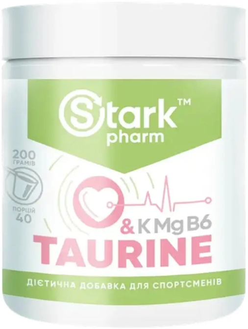 Таурин магній вітамін В6 Stark Parm Taurine MgB6 200g Київ - фото 3