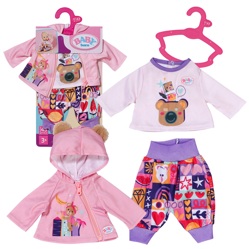 Набір одягу для ляльки Baby Born – Миле ведмежатко (43 см) Днепр - изображение 5