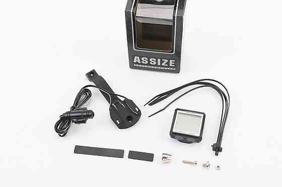 Велокомп'ютер 11-функцій, дротовий, чорний AS-100 (без батарейок) Київ