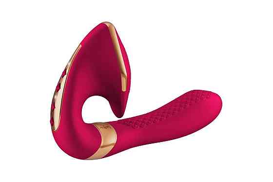Вагинально-клиторальный вибратор Shunga Soyo Raspberry Sex Aura Киев