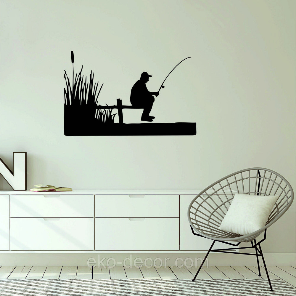 Декоративне настінне Панно «Рибак», Декор на стіну Київ - фото 1