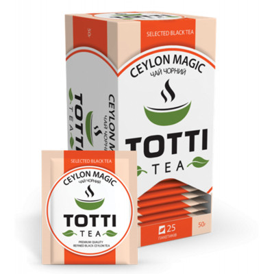 Чай TOTTI Tea 2г*25 пакет Магія Цейлону (tt.51505) Вінниця - фото 1