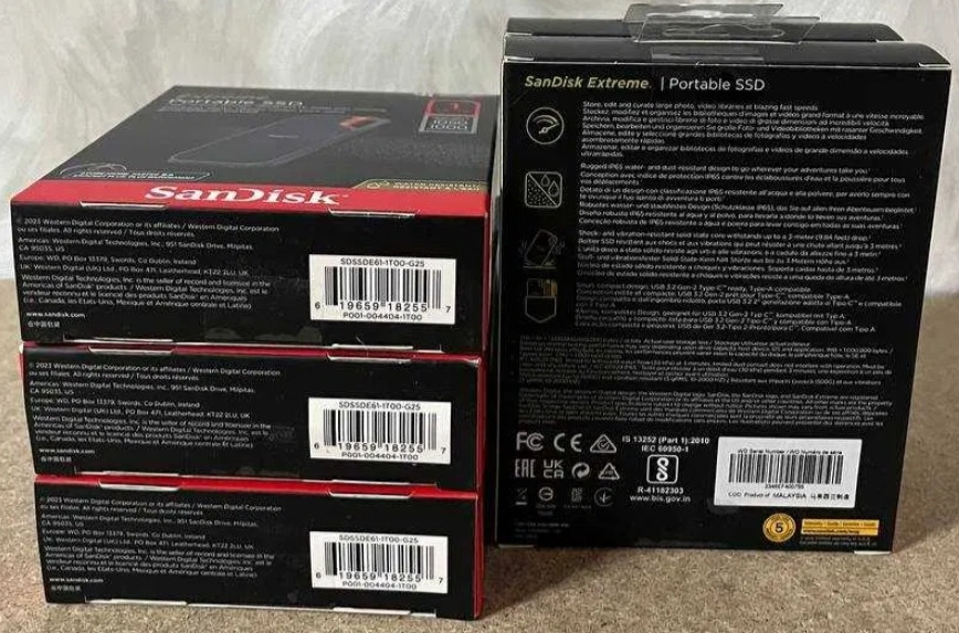 SSD Накопитель: SanDisk Extreme Portable V2 1TB. Новый! Киев - изображение 2