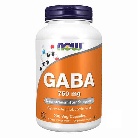 Габа Now GABA 750 mg 200 капс Киев
