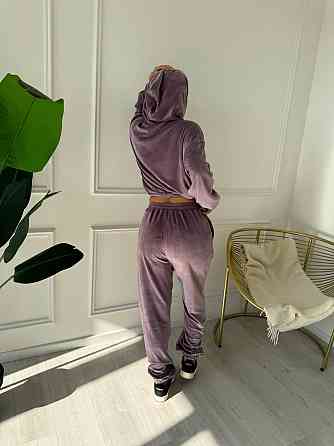 Женский плюшевый прогулочный костюмчик двойка: кофта и штаны плюшевый велюр Фрез, 42/44 Одесса