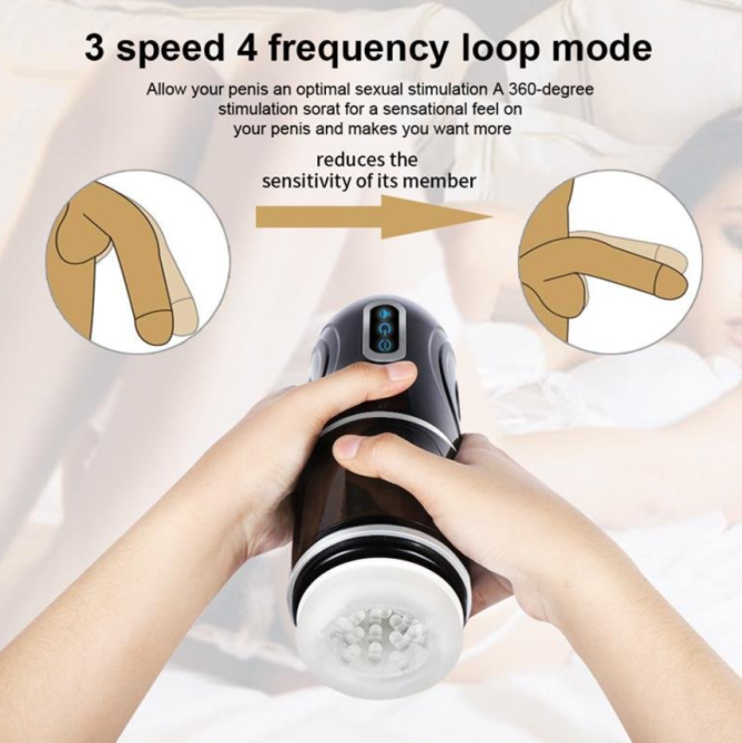 Автоматический 3D мастурбатор Gia Thrusting Cup-Hand Free Sex Aura Киев - изображение 6