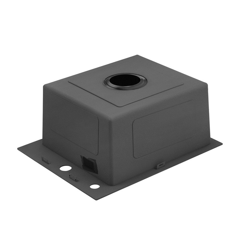 Кухонная мойка Kroner KRP PVD Schwarze - 4050HM (3,0/1,0 мм) графит Киев - изображение 8