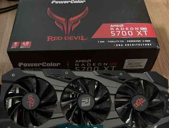 Відеокарта Power Color RED Devil Radeon RX 5700 XT (AXRX 5700 XT 8GbD6 — 3DHE / OC ) Київ
