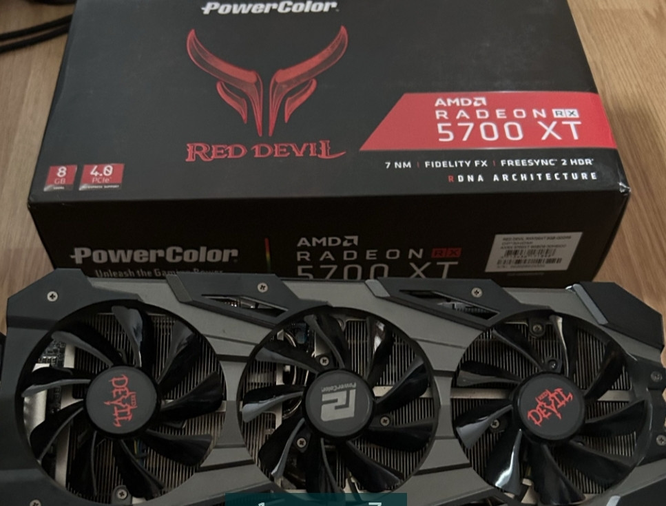 Видеокарта Power Color RED Devil Radeon RX 5700 XT( AXRX 5700 XT 8GbD6 - 3DHE / OC ) Киев - изображение 3