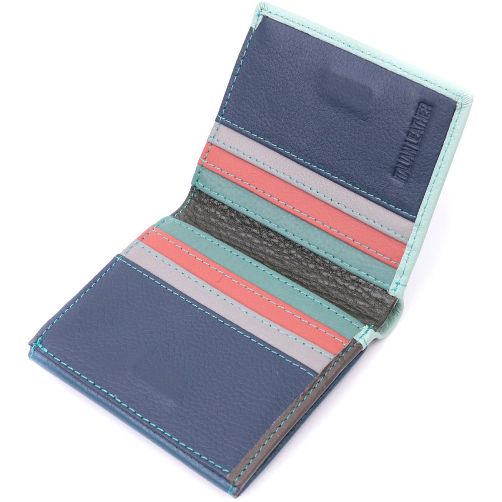 Женский кошелек с оригинальной монетницей из натуральной кожи ST Leather 19508 Разноцветный Киев - изображение 3