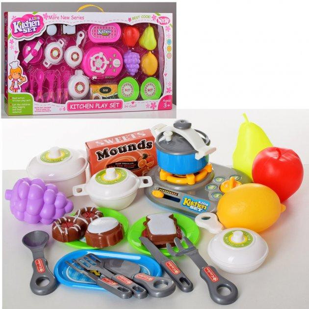 Набір іграшковий посуд плита тріскачка посуд продукти (8702-03) Чернигов - изображение 2