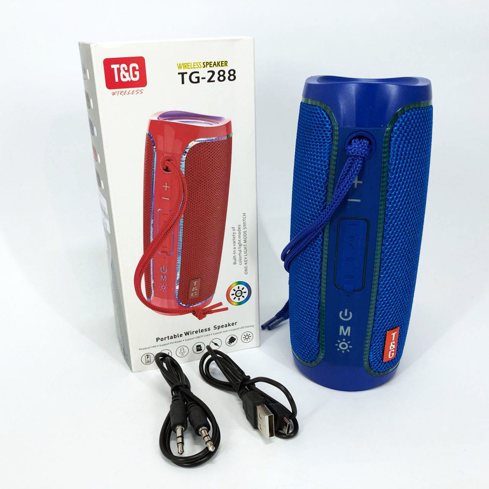 Bluetooth колонка з динамічним підсвічуванням TG288, Портативна колонка з Bluetooth BR-48 Львів - фото 9