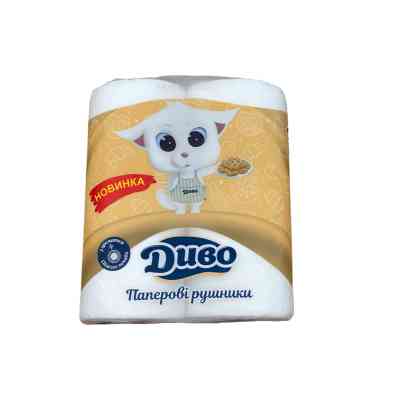 Паперові рушники Диво З ароматом свіжого печива 2 шари 2 рулони (4820003837443) Вінниця