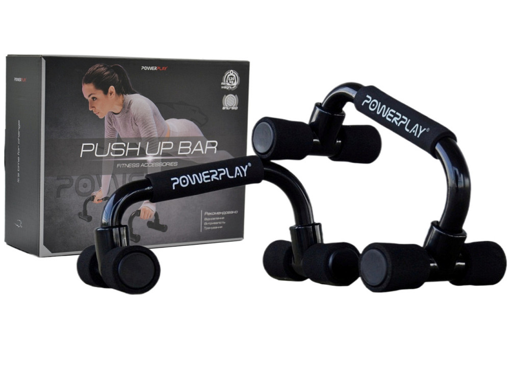 Упори для віджимань PowerPlay 4316 Push Up Bars пластикові (Скошені) Луцьк - фото 1