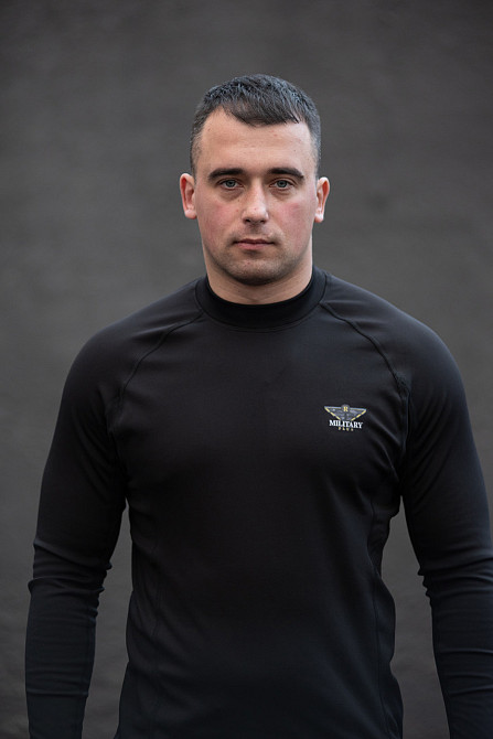 Тактичний термо-гольф чоловічий Чорний / Олива, S-3XL Киев - изображение 3