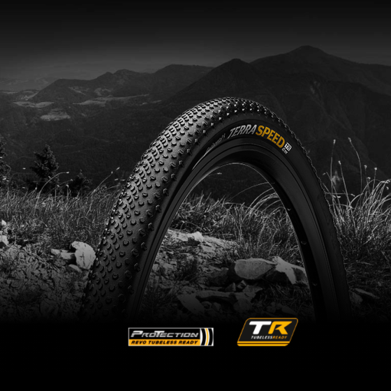 Покрышка бескамерная Continental Terra Speed ProTection 28" | 700 x 35C | 28 x 1.35 черная/кремовая , складная skin Киев