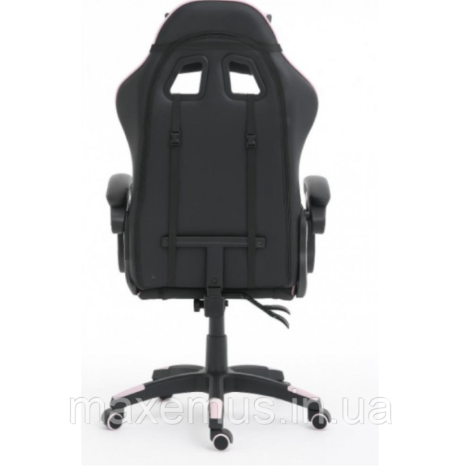 Кресло геймерское раскладное Bonro BN-810 с подставкой для ног геймерский стул компьютерный розовый Мостиська - фото 8