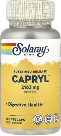 Каприловая кислота Solaray Capryl 2163 mg 100 вег капс Киев