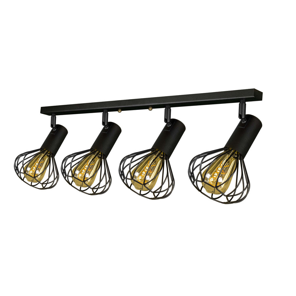 Стельовий поворотний світильник лофт Е27-4 Lotus NL 1415-4 Київ - фото 2