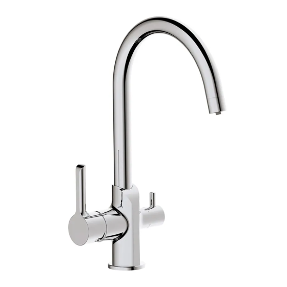 Кухонний змішувач на дві води Mixxus Premium Edem 021   ( MI5923 ) 32541 Харків
