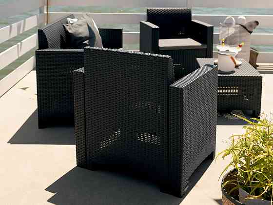 Набор садой мебели BICA Nebraska 3, графит Киев