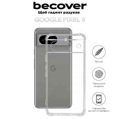 Чохол до мобільного телефона BeCover Anti-Shock Google Pixel 9 Clear (712311) Вінниця