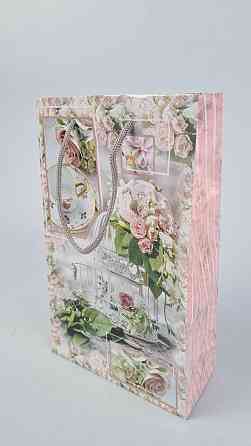 Паперовий пакет подарунковий Середній 17/26/8 (артSV-146) (12 шт.) Харків