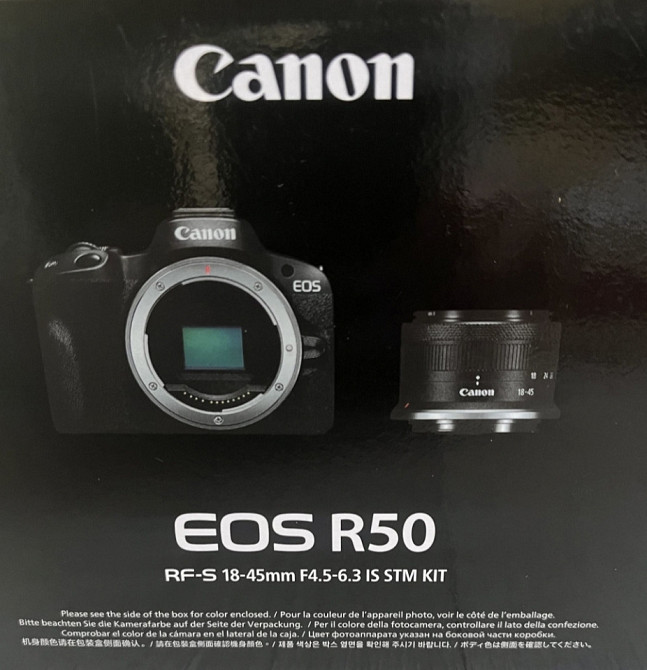 Фотоаппарат НОВИЙ Canon EOS R50 з об'єктив + RF-S 18-45mm f/4.5-6.3 IS STM Киев - изображение 4
