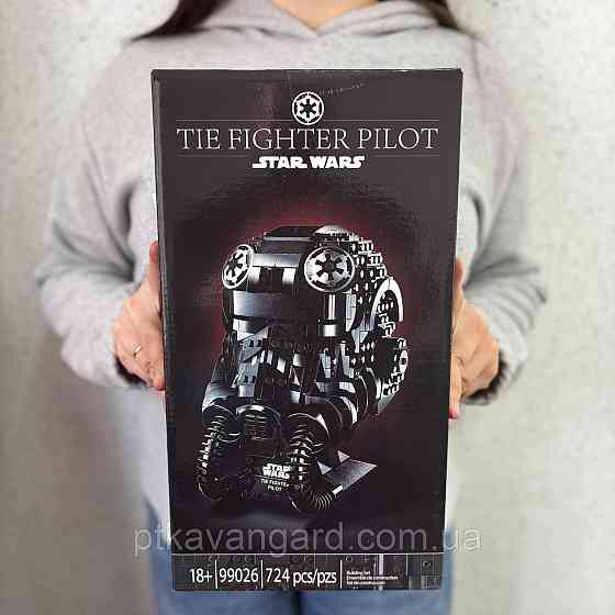 Конструктор шолом пілота винищувача СІД Star Wars 724 деталей зоряні війни блоковий 99026 Хмельницький