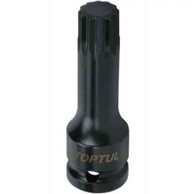 Головка торцева Toptul SPLINE ударна М14 L77мм 1/2" (KADB1614L) Вінниця