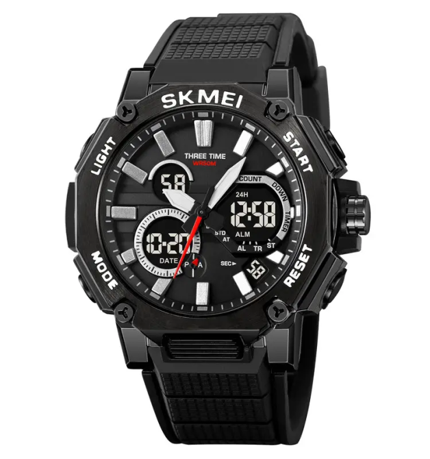 Годинник чоловічий наручний Skmei 2219 (Чорний) Вінниця - фото 1