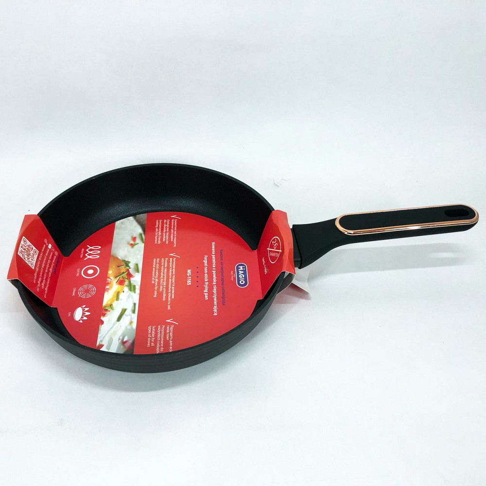 Практичная сковорода для кухни MAGIO MG-1164 24 см, Качественная алюминиевая антипригарная сковорода IS-82 Львов - изображение 10