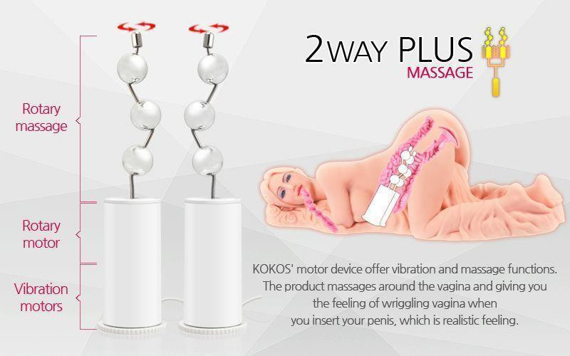 Мастурбатор Kokos Valentina 2WayPlus с вибрацией и массажем Sex Aura Киев - изображение 10